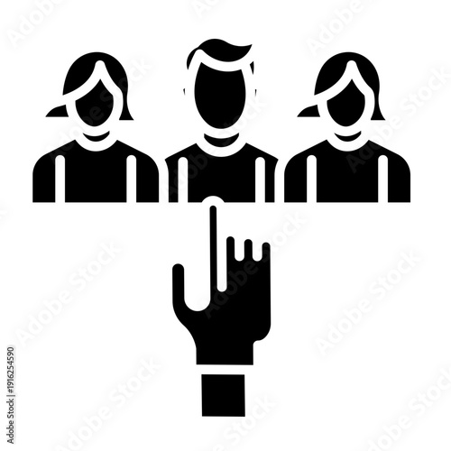 Candidate Selection Vector Icon