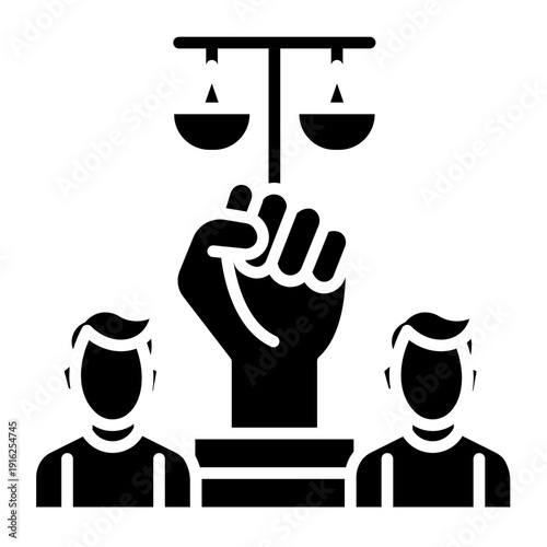Social Justice Vector Icon