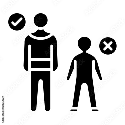 Social Inequality Vector Icon