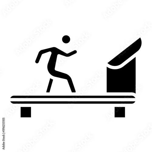 Treadmill Vector Icon