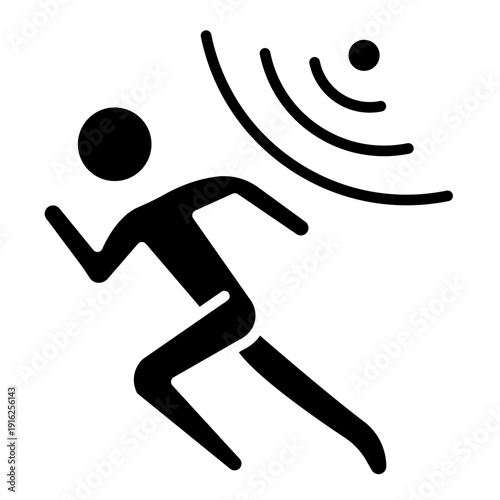 Motion Sensor Vector Icon