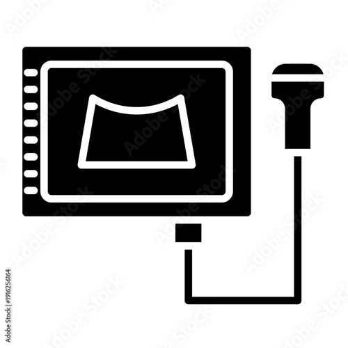 Ultrasonic Sensor Vector Icon