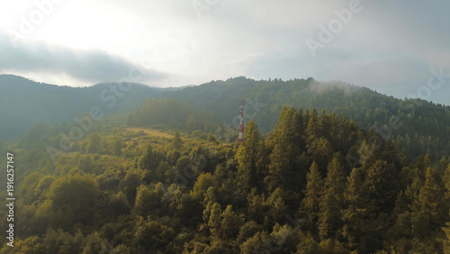 Wallpaper Mural 5G technology tower for data and internet network Torontodigital.ca