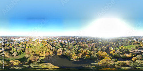 360° Luftaufnahme vom Bürgerpark in Braunschweig