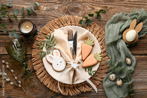 Beautiful table setting wit...