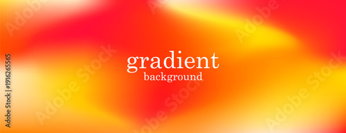 Sunset colored background with a mesh gradient in vibrant shades of orange, red, and yellow