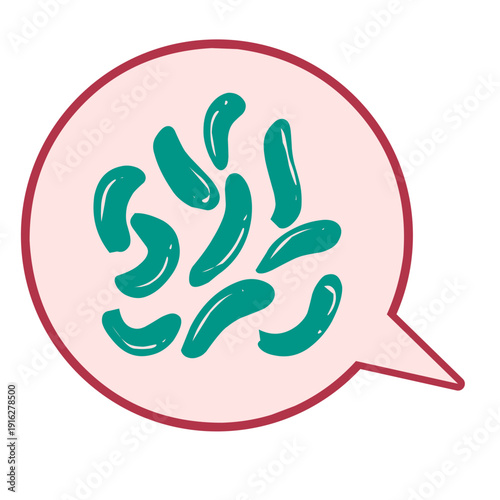 Mycobacterium tuberculosis illustration 