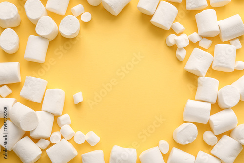 Frame made of sweet marshma...