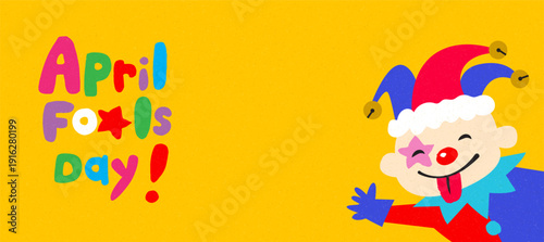 Playful Cartoon Clown Holiday Illustration