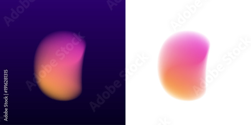 Abstract holographic gradient orb with layered mesh, smooth glowing transitions, and luminous highlights. vector