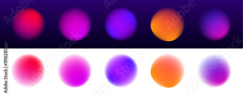 Dynamic glowing gradient sphere with flowing liquid layers, subtle aurora shimmer, and neon highlights. vector
