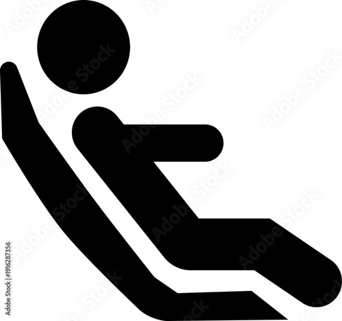 Child Car Seat Icon – Baby Safety Seat Symbol