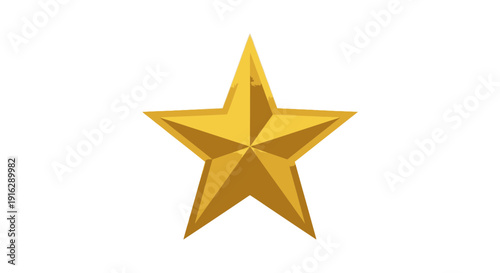 Golden Star Icon