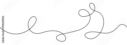 Abstract cable inspired line drawing