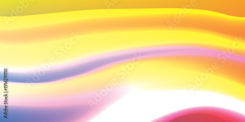 Amazing blue background with orange, red, yellow gradient. Vector eps new