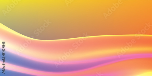 Amazing blue background with orange, red, yellow gradient. Vector eps new
