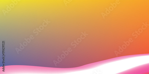 Amazing blue background with orange, red, yellow gradient. Vector eps new