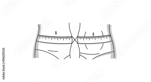 Measuring Waist and Hip Circumference with Tape Measure for Body Shape Analysis