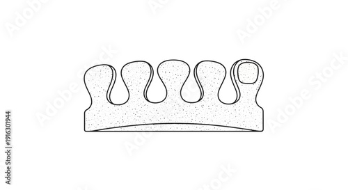 Pedicure Toe Separator Tool for Nail Care and Foot Spa