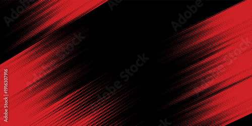 Halftone dots red and blue color pattern gradient grunge texture background. Dot pop art comic sport style vector illustration. modern background