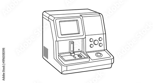 Laboratory equipment, scientific instrument, medical device, digital display, analytical machine