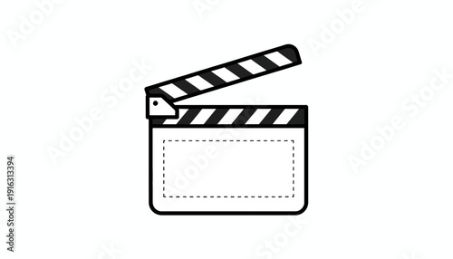 Film Clapperboard Icon, Movie Production, Cinema, Entertainment, Video Making, Filmmaking, Photography