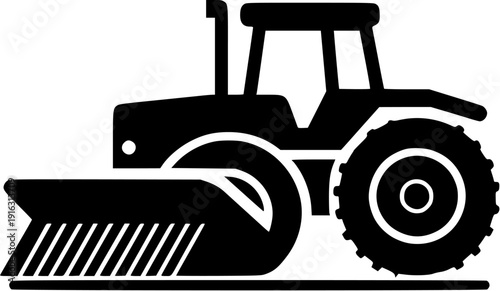Monochrome Mighty Tractor