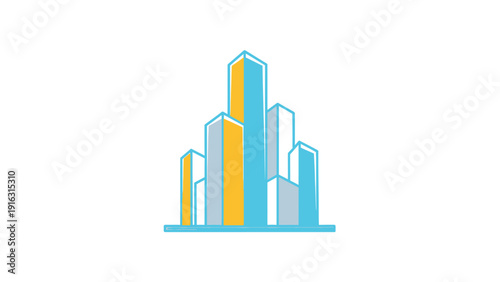 Free Download Modern Cityscape Skyline Buildings Abstract Design. - GFXLoad