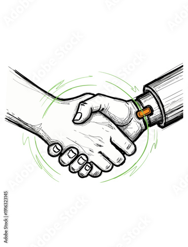 Hands clasped in unity
