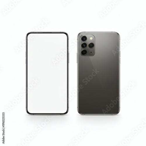 Smartphone Isolated On Whire Background