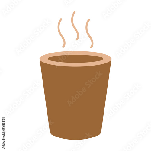 Hot Beverage in a Ceramic Mug