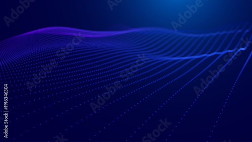 Abstract Wave Patterns in Technology Data - A Flowing Blue Line Integrating Particle Visualization and 3D Interaction