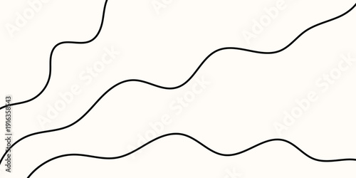 Line cable drawing with squiggle curve long for abstract tangle thin Wavy curvy thread with black pattern vector for loop squiggly spring Wire continuous line with rope squiggle divider