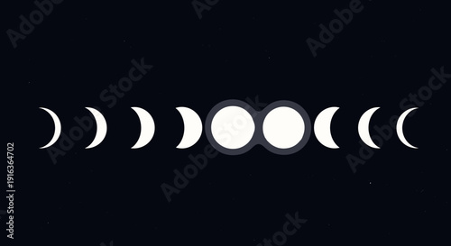 Phases of the Moon Cycle 27.
