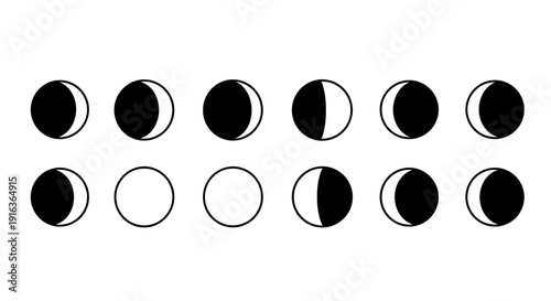 Phases of the Moon Cycle 43.
