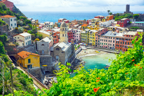 Italian coast of Ligurian Sea, Vernazza