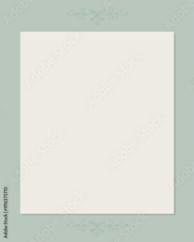 Vintage collage template Reminders, blank for notes. Pastel background.
