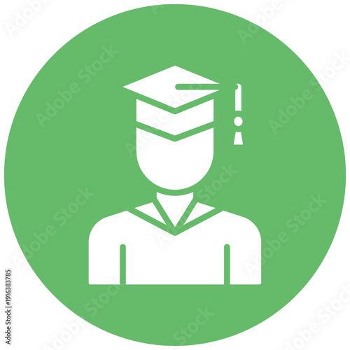 Male Graduate Icon