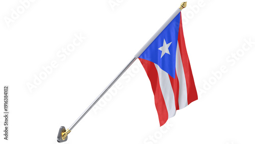 USA States puerto rico Cloth Flag Wall Mounted