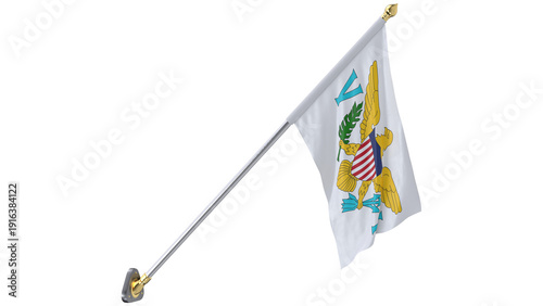 USA States virgin islands Cloth Flag Wall Mounted