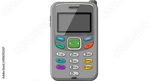 Wallpaper Mural mini mobile phone, grey cellphone, small device, communication Torontodigital.ca