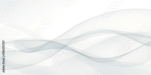 A futuristic abstract blue wave background featuring smooth silk curves and flowing motion lines creates a professional technology wallpaper design with a creative vector art texture