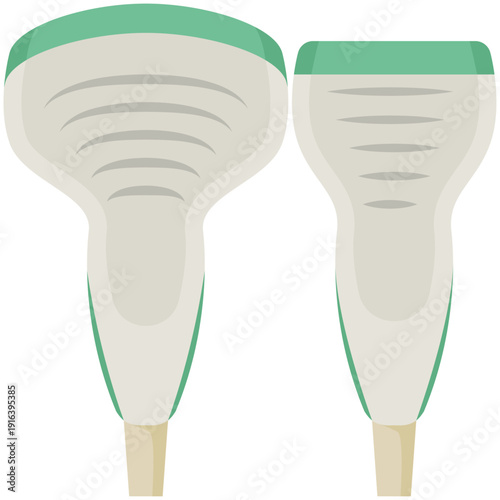 Ultrasound probe medical device vector.