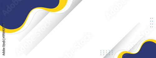abstract blue and yellow wave background
