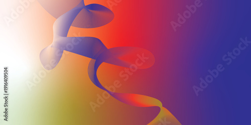 Bisque red and navy abstract shape grainy gradient background with black backdrop and noisy texture for wide banner poster and header design