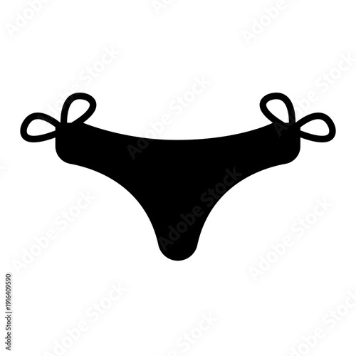 Underpants icon vector. Underwear  Illustration sign. Drawers symbol. pants logo.