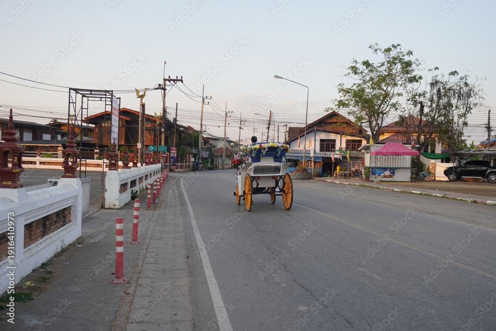 Naklejka premium Wat Phrathat Lampang Luang Thailand