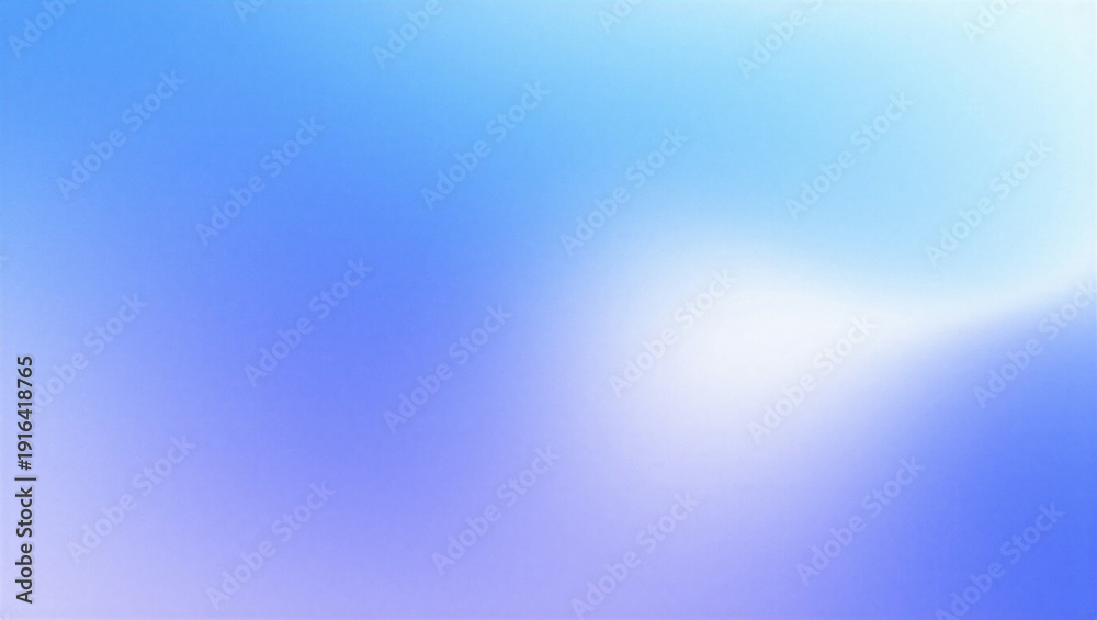 Obraz premium Soft focus blue and white gradient background with cloudy texture
