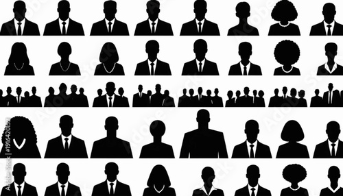 business people silhouettes