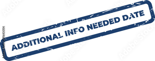 Grunge textured rubber stamp indicating that an important date or temporal information is required